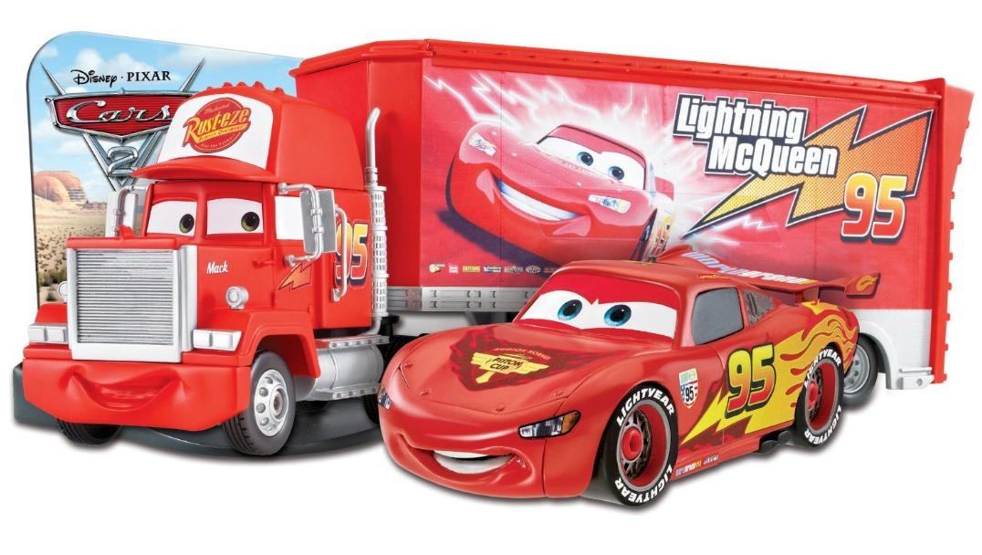 Bērnu konstruktors KLIP KiTZ Cars 2 / Vāģi 2 Lightning McQueen & MACK Model Kit (Ir Uz Vietas