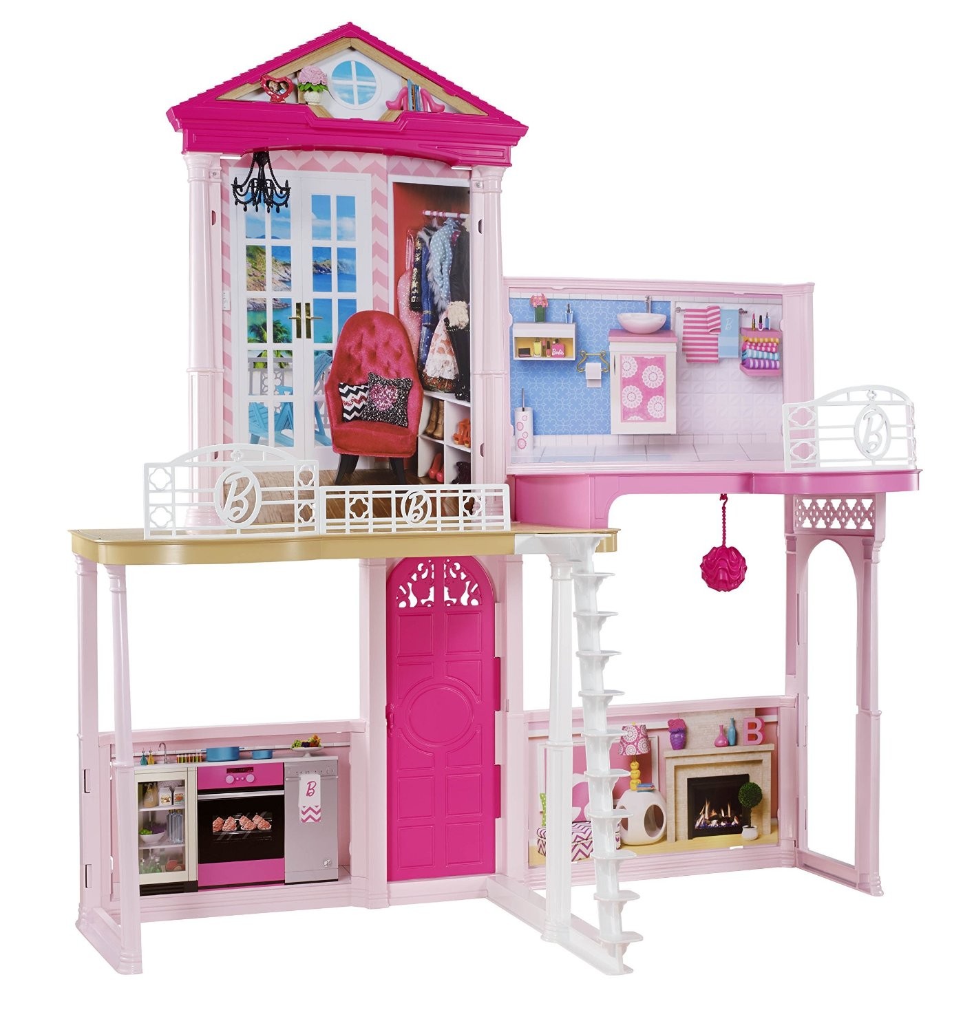 Портативный домик Барби Хепсибурада. My Fancy Life мебель для кукол. Дом мечты Барби из мультика.