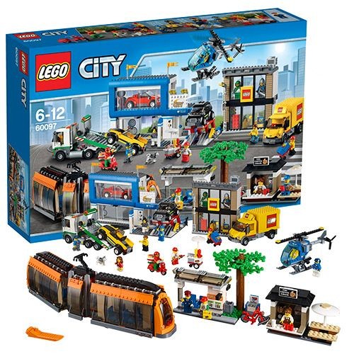 60097 LEGO City Pilsētas laukums, no 6 līdz 12 gadiem NEW 2015! 