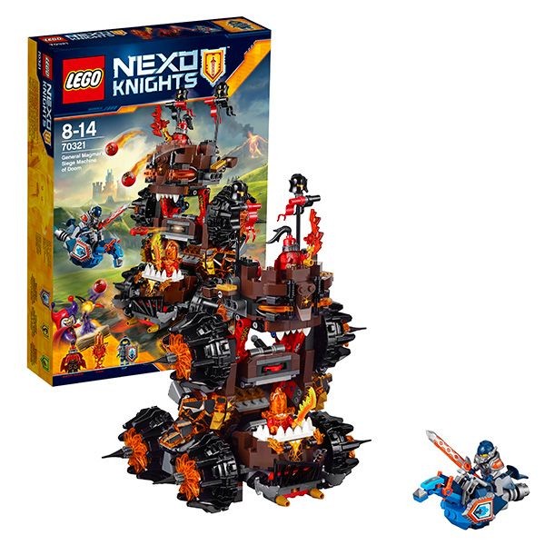 70323 LEGO Nexo Knights Вулканическая база Джестро, c 9 до 14 лет