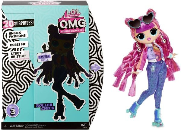 567257 / 567226 L.O.L. Surprise! O.M.G. Remix Collectable Fashion Doll + 25 dāvaniņas! - POP B.B.