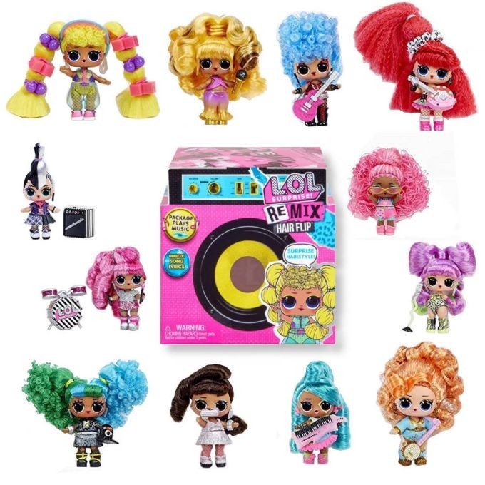 566960 L.O.L. Surprise! Remix Hair Flip Dolls OMG LOL Музыкальный сюрприз