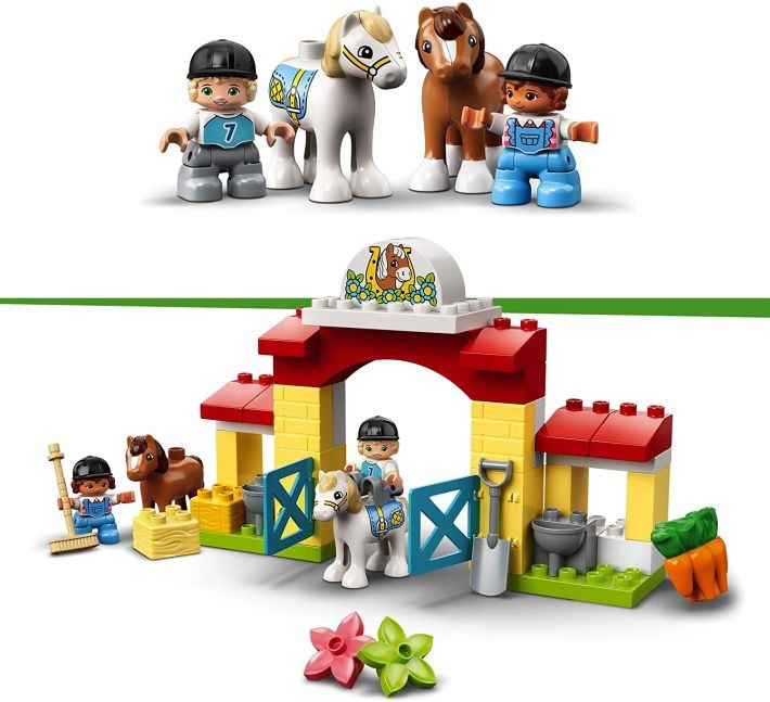 Lego duplo pony stable shop