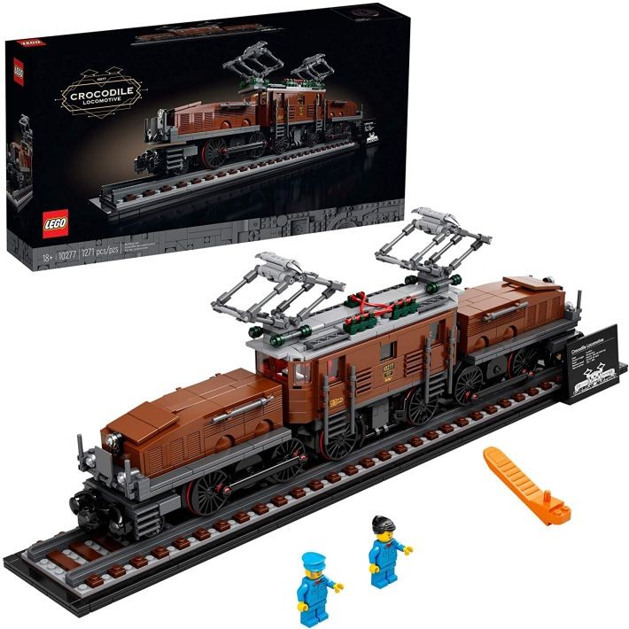 10277 LEGO Juego de construcción de locomotora de cocodrilo